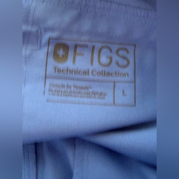 Figs Axim Cargo Scrub Pants Men’s Large T2001 Technical Collection Ceil Blue - Picture 8 of 11